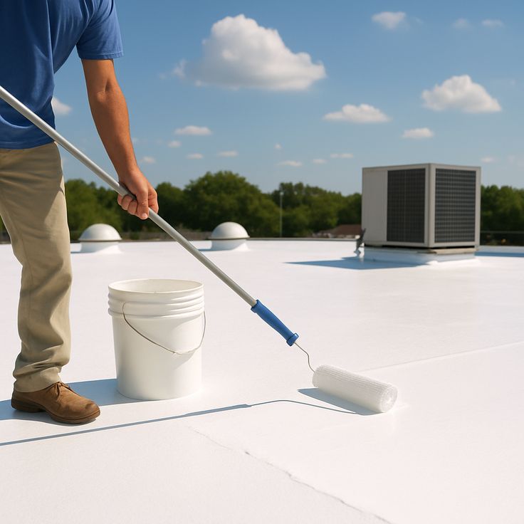 Final waterproofing result showing moisture protection